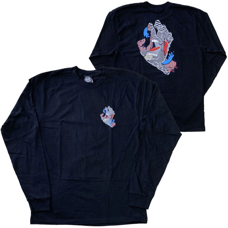 Rakuten - SANTA CRUZ・サンタクルーズ・STRANGE HAND・ブラック・長袖・ロングスリーブ・長袖Tシャツ・ブランド正規品