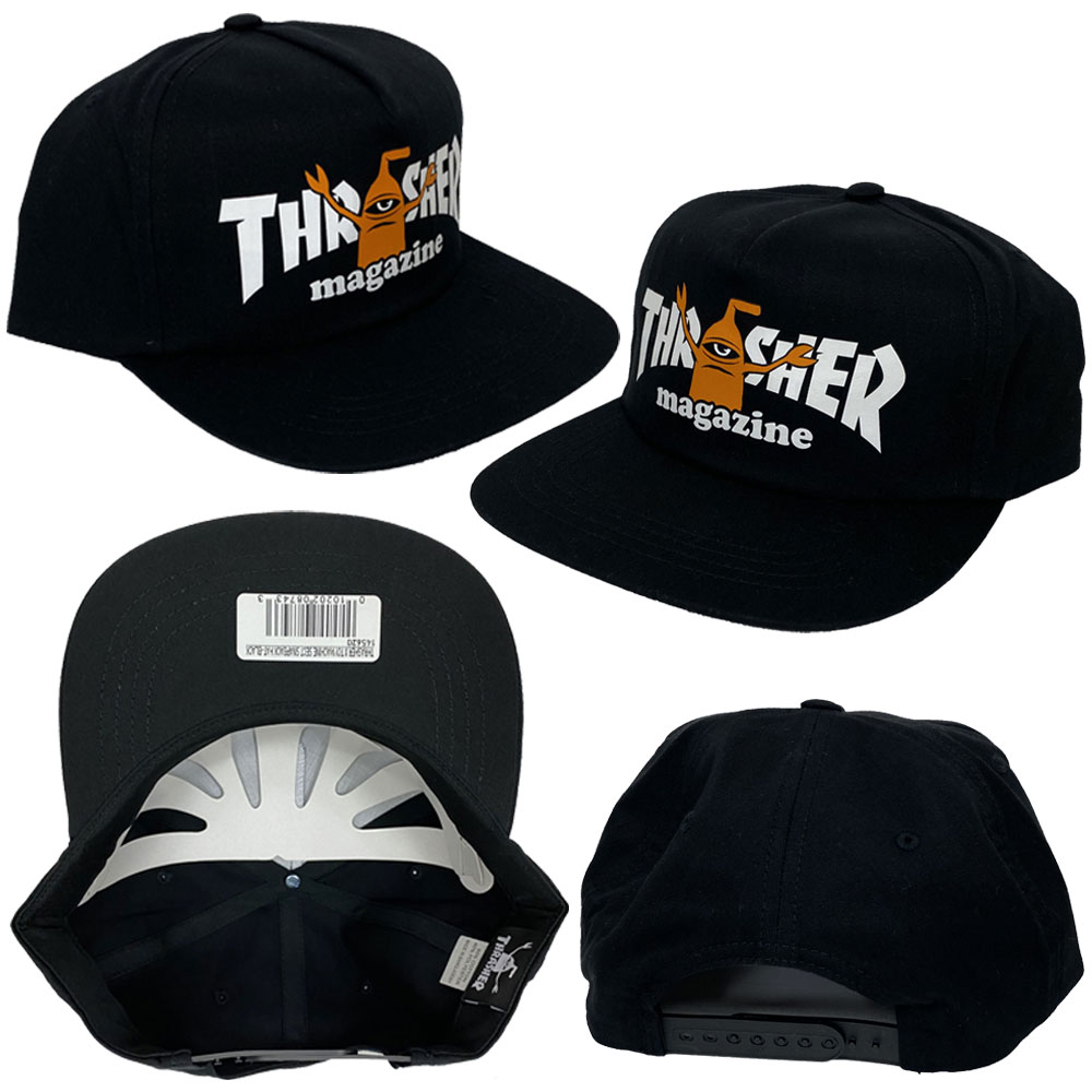 THRASHER MAGAZINE x TOY MACHINE・スラッシャー・トイマシーン・コラボ・SECT・スナップバック・SNAPBACK・キャップ