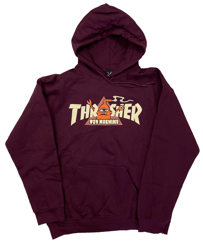 Rakuten - THRASHER MAGAZINE x TOY MACHINE・スラッシャー・トイマシーン・コラボ・VORTEX・パーカー・プルオーバー・正規品