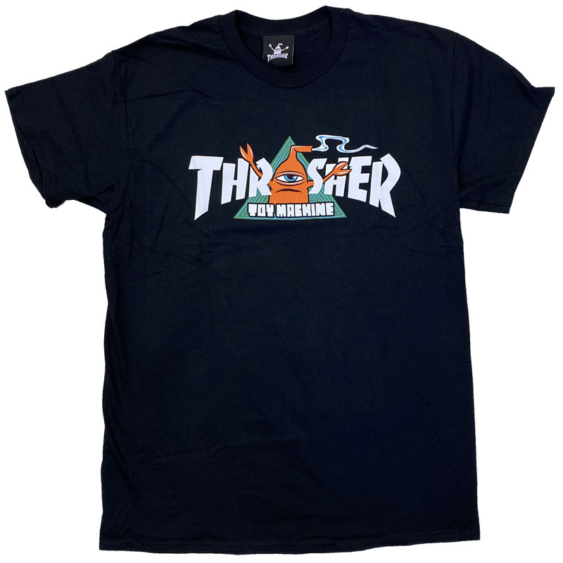 Rakuten - THRASHER MAGAZINE x TOY MACHINE・スラッシャー・トイマシーン・コラボ・VORTEX・Tシャツ・正規品