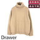 【中古】ドゥロワー Drawer タートルネックニット カシミヤ 上質 柔らか スリット ベージュ 送料無料 6513-106-0902 h0521y00232...