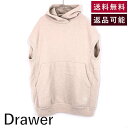 【中古】ドゥロワー Drawer フード付きベスト 12Gウールカシミヤフーデッドノースリーブニット ベージュ系 送料無料 6518-199-0439 h0430m00324 返品可 古着 中古 ブランド古着DB