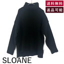 【Fashion THE SALE 20%OFF】【中古】スローン SLOANE タートルネックニット 長袖 カシミヤ ゆったりめ シンプル 無地 ブラック 黒 送料無料 SL3W 063 h0911n00812 返品可 古着 中古 ブランド古着DB(4)