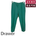 【中古】ドゥロワー Drawer テーパードパンツ センタープレスステッチ ストレッチ グリーン 緑 送料無料 6514-236-1170 h1126k0091...