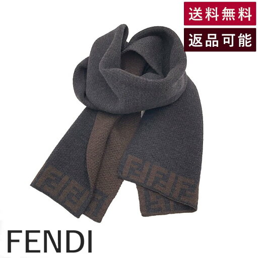 【中古】フェンディ FENDI マフラー ウール FFロゴ ダブルフェイス シンプル ブラック ブラウン 黒 茶 送料無料 h1223rq01250 返品可 古着 中古 ブランド古着DB 【中古】フェンディ FENDI マフラー ウール FFロゴ ダブルフェイス シンプル ブラック ブラウン 黒 茶 送料無料 h1223rq01250 返品可 古着 中古 ブランド古着DB