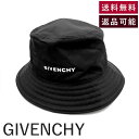 【中古】ジバンシィ GIVENCHY バケットハット 帽子 ロゴ刺しゅう 光沢 おしゃれ ブラック 黒 送料無料 h1223lq00193 返品可 古着 中古 ...