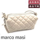 【中古】マルコマージ marco masi キルティングバッグ ポシェット ミニショルダー 可愛い ベージュ 送料無料 h1227n0408 返品可 古着 中古...