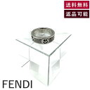 【中古】フェンディ FENDI リング エフ イズ フェンディ 指輪 クリスタル ストーン付き シルバー 送料無料 i0206aq00198 返品可 古着 中古...