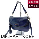 【中古】マイケルコース MICHAEL KORS ハンドバッグ ショルダー 2wayバッグ タッセル ネイビー 紺 送料無料 i0120lq00222 返品可 ...