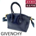 【中古】ジバンシィ GIVENCHY ハンドバッグ アンティゴナ ショルダー 2way ブルー ネイビー 送料無料 i0128rq007375 返品可 古着 中...
