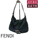 【中古】フェンディ FENDI ハンドバッグ マンマバケット ロゴバックル ナイロン ブラック シルバー 黒 送料無料 i0328aq010300 返品可 古着...