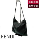 【中古】フェンディ FENDI トートバッグ ズッカ柄 ロゴ マチ無し ワンショルダー ブラック 黒 送料無料 i0413oq010126 返品可 古着 中古 ...