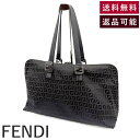 【中古】フェンディ FENDI トートバッグ ズッキーノ ズッカ柄 台形 大容量 ブラック 黒 送料無料 i0424lq005187 返品可 古着 中古 ブラン...