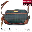 【中古】ポロラルフローレン Polo Ralph Lauren ショルダーバッグ ブラックウォッチ チェック柄 グリーン系 送料無料 i0429wq04645 返品可 古着 中古 ブランド古着DB
