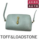 【中古】トフアンドロードストーン TOFF&LOADSTONE ショルダーバッグ ミニ ポシェット リザード くすみライトブルー 送料無料 i0429wq03220 返品可 古着 中古 ブランド古着DB