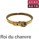 【中古】ロアドゥシャンブル Roi du chanvre ブレスレット バングル ベルトモチーフ おしゃれ ゴールド 送料無料 i0501k0094 返品可 古...