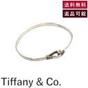 【中古】ティファニー Tiffany & Co. バングル フック&アイ シルバー ゴールド 送料無料 i0213lq001143 返品可 古着 中古 ブランド...