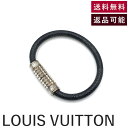 【中古】ルイヴィトン LOUIS VUITTON ブレスレット ブラスレディジット レザー ダミエ ブラック シルバー 送料無料 i0522lq00971 返品...