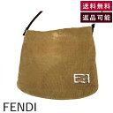 【中古】フェンディ FENDI ショルダーバッグ コーデュロイ ロゴモチーフ 薄型 キャメル ブラウン系 送料無料 i0419dq004128 返品可 古着 中...