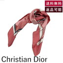 【中古】クリスチャンディオール Christian Dior スカーフ 花柄 ストライプ ボーダー くすみピンク系 送料無料 i0619wq04310 返品可 ...