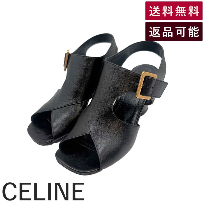 CELINE セリーヌ サンダル 黒x茶 EU40(26.5cm位) 4601825E0129 楽天市場】セリーヌ(サンダル|レディース靴):靴の通販