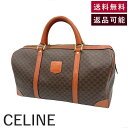 【中古】セリーヌ CELINE ボストンバッグ マカダム 柄 旅行バッグ おしゃれ ブラウン系 送料無料 i0606aq012120 返品可 古着 中古 ブラン...