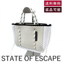 【中古】ステイトオブエスケープ STATE OF ESCAPE ショルダーバッグ メッシュ ミニサイズ ホワイト系 送料無料 i0627aq007110 返品可...
