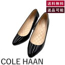 【中古】コールハーン COLE HAAN パンプス パテントウエッジソール エナメル ブラック 黒 送料無料 W06067 i0717n00220 返品可 古着 中古 ブランド古着DB