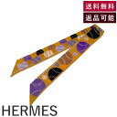 【中古】エルメス HERMES ツイリー スカーフ スリム テニスボール モチーフ オレンジ系 送料無料 i0627aq00564 返品可 古着 中古 ブランド...