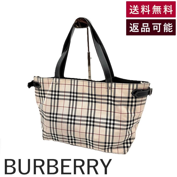 楽天市場】urberry バーバリー ノバチェック チェック柄 トート