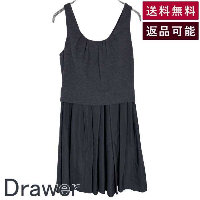 Rakuten - 【中古】Drawer ドゥロワー ワンピース レディース ノースリーブ バイカラー 送料無料 2084224580 i0623k0103 返品可 古着 中古 ブランド古着DB