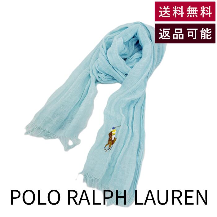 Rakuten - 【中古】POLO RALPH LAUREN ポロ ラルフローレン ストール 薄手 ガーゼ コットン 送料無料 2084048724 i0727tq02810 返品可 古着 中古 ブランド古着DB