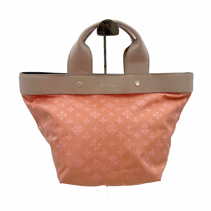 Rakuten - 【楽天スーパーSALE 20％OFF】【中古】russet ラシット トートバッグ オレンジ 総柄 ナイロン 軽量 ハンドバッグ 送料無料 2084283999 i1012oq00617 返品可 古着 中古 ブランド古着DB
