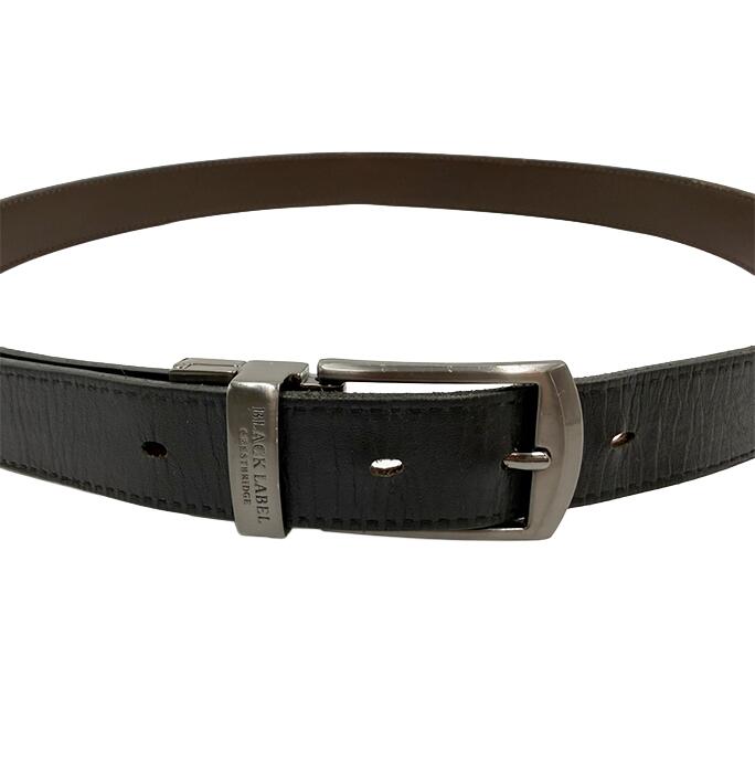 【中古】BLACK LABEL CRESTBRIDGE ブラックレーベルクレストブリッジ レザー 黒 本革 メンズ 送料無料 i1124tq02815 返品可 古着 中古 ブランド古着DB