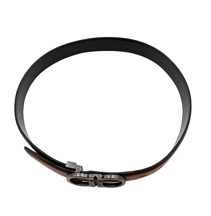 【中古】Salvatore Ferragamo フェラガモ ガンチーニ ベルト ブラウン メンズ 送料無料 j0115lq00449 返品可 古着 中古 ブランド古着DB