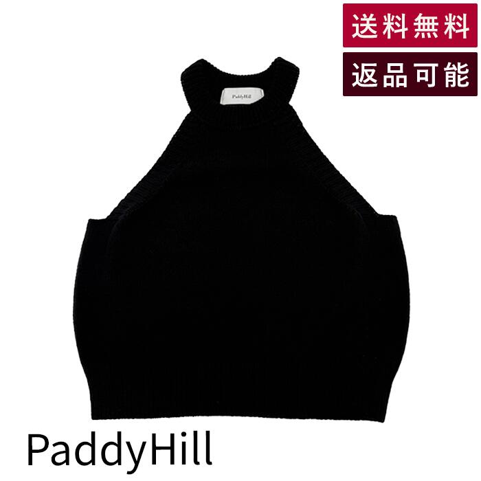 乐天商城 - 【中古】パディヒル PaddyHill ニット ノースリーブ アメリカンスリーブ ブラック 送料無料 24SS-PH0005 i1008n01012 返品可 古着 中古 ブランド古着DB
