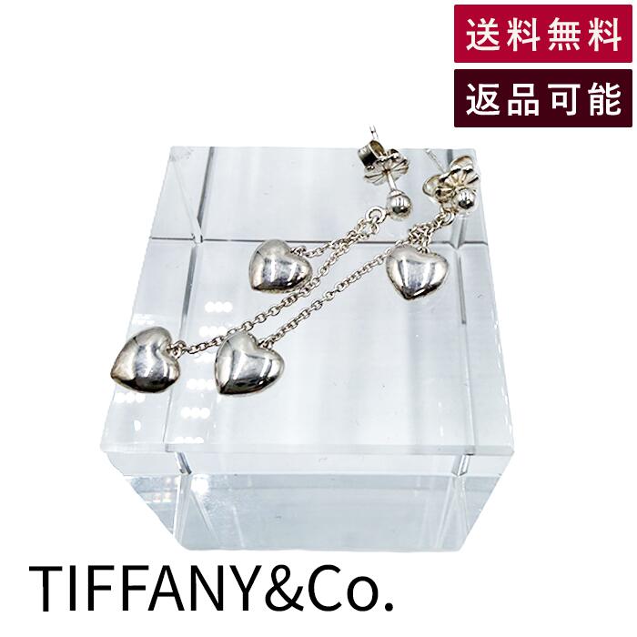 Rakuten - 【中古】ティファニー Tiffany & Co. ピアス パフハート シルバー スイング 送料無料 j0213aq018161 返品可 古着 中古 ブランド古着DB