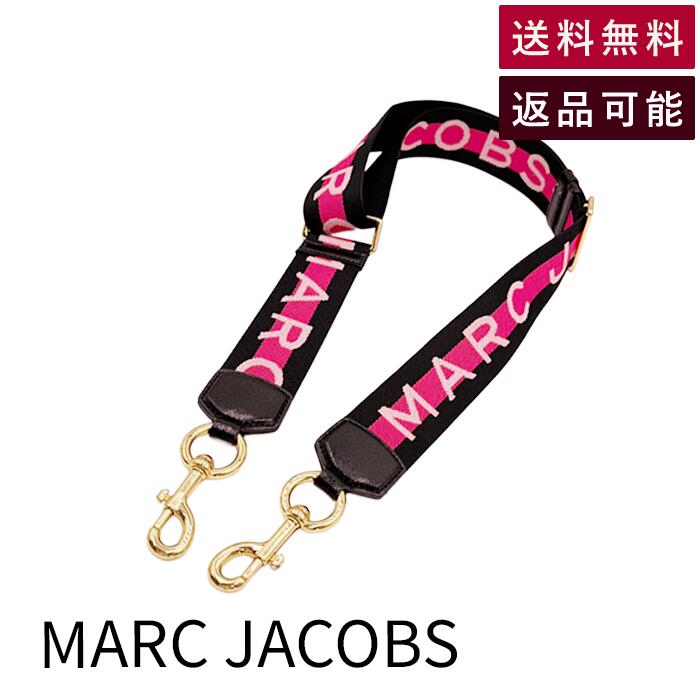 Rakuten - 【中古】マークジェイコブス MARC JACOBS ショルダーストラップ ロゴ ブラック ピンク バッグ用 送料無料 j0223tq04920 返品可 古着 中古 ブランド古着DB