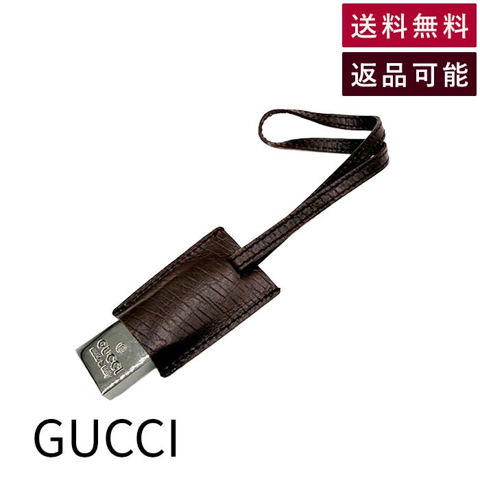 Rakuten - 【中古】GUCCI グッチ カデナ 鍵 クロシェット レザー ブラウン バッグチャーム 送料無料 j0115lq0284 返品可 古着 中古 ブランド古着DB