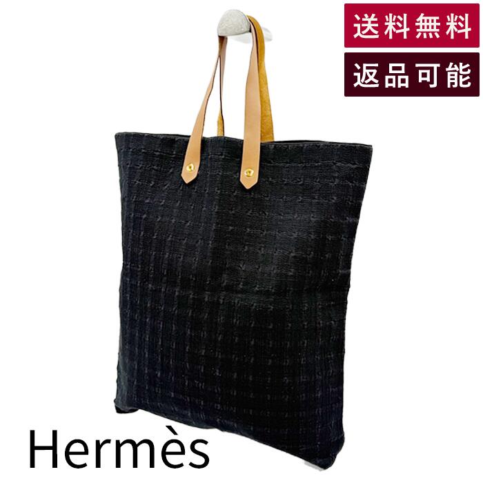Rakuten - 【中古】エルメス HERMES トートバッグ アメダバ ディアゴ ブラック メンズ レディース 送料無料 j0215pq009121 返品可 古着 中古 ブランド古着DB