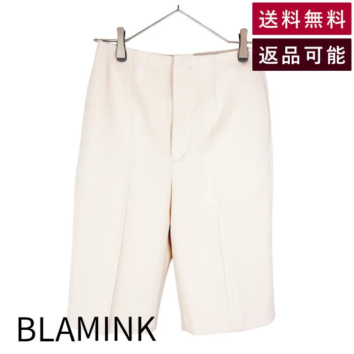 乐天商城 - 【中古】ブラミンク BLAMINKウールハーフパンツ ホワイト 36 送料無料 7914-299-0326 j0310h00121 返品可 古着 中古 ブランド古着DB