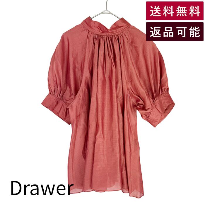 樂天商城 - 【中古】ドゥロワー Drawer コットンシルクリボンブラウス 36 送料無料 6521-299-0791 i1208j00722 返品可 古着 中古 ブランド古着DB