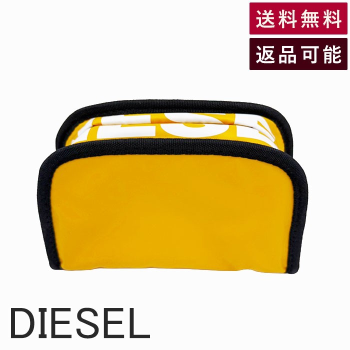 樂天商城 - 【中古】ディーゼル DIESEL ポーチ イエロー ロゴ入り マルチポーチ 小物入れ 送料無料 j0223tq0165 返品可 古着 中古 ブランド古着DB