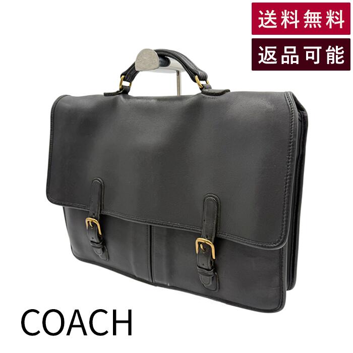 商 品 説 明【ブランド】コーチ COACH【サイズ】【サイズ詳細】横 約40cm × 縦 約29cm × マチ 約8.5cm 内ポケット：3【カラー】ブラック【素材】【ランク】B【コメント】COACH（コーチ）のオールドコーチ、ビジネスバッグです。 ブラックのシンプルでクラシックなデザインで、ビジネスシーンはもちろん、普段使いにもおすすめです。 使用に伴うキズや使用感がありますが、まだまだご使用いただける商品です。【参考定価】商品写真はできる限り実物の色に近づけるよう加工しておりますが、お客様のお使いのモニター設定、お部屋の照明等により実際の商品と色味が異なる場合がございます。 当店についてブランド古着DBは上質を着る大人の女性のための、レディースファッションブランドの古着セレクトショップです。良いものを次に大切に着てくれる方へしっかりとお届けしたい。という想いで、お買取りからお届けまで責任を持って行っております。「欲しいと思っていたアイテムだけど即完売で手に入らなかった」「前デザイナー時代の商品が欲しい」「上質なものをお手軽な価格で手に入れておしゃれしたい」「憧れのブランドを一度着てみたい」そんなお客様に自信を持ってお求めいただける商品をご用意しています。もちろん商品は一度他のお客様の手に渡った中古商品ですので、検品は1点1点丁寧に行っております。またお届けする商品は全て除菌をして発送しております。これからも多くのお客さまに当店の洋服を通して、ご自身の暮らしが「より楽しく」「よりおしゃれに」「より明るく」なるために迅速丁寧なお客様サポートを行ってまいります。あなたの探してたあの商品に出会えるかも♪[着用層] 10代 20代 30代 40代 50代 60代 70代 レディース 女子 女性 ママ ワーママ 母親 主婦 学生[着用シーン]仕事 通勤 会議 打ち合わせ ランチ ビジネス フォーマル 冠婚葬祭 結婚式 葬式 葬儀 リモートワーク テレワーク 在宅勤務 在宅ワーク ショッピング 運動会 遠足 カジュアル 旅行 春 夏 秋 冬 オールシーズン シンプル かわいい 華やか デザイン性 1月 2月 3月 4月 5月 6月 7月 8月 9月 10月 11月 12月