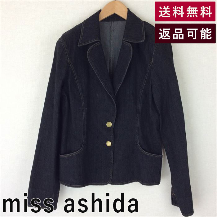 【中古】【福袋対象】ミスアシダ miss ashida ジャケット デニム スリム Gジャン D0224S019-D0325 返品可 古着 中古 ブランド古着DB 値下げ