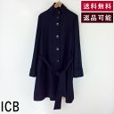 【中古】【福袋対象】 アイシービー ICB コート ブラック 黒 JPN 11 E1014N006- ...