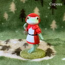 かえる コポー カエル 置物 コポーカエル コポーシリーズ グッズ マスコット コポミずきん copeau 誕生日 プレゼント ギフト対応 ラッピング 22童話 昔話 置き物 ダイカイ プチギフト ギフト