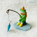 コポー カエル かえる コポーカエル コポーシリーズ グッズ マスコット コポー 氷の上で魚釣り グッズ マスコット copeau 誕生日 ギフト対応 22AW...