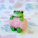 コポー カエル かえる コポーカエル コポーシリーズ グッズ マスコット コポー カエル 桜もちになりきるカエル copeau 誕生日 ギフト対応 23SS 置き物 置物 小物 ダイカイ プチギフト ドロワープラス カエル 好き プレゼント