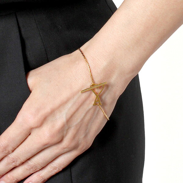 樂天商城 - 26SSモデルアミ アレクサンドル マテュッシ AMI Alexandre Mattiussi レディース AMI DE COEUR チェーンブレスレット【902 ORO】UJW917.361 902/【2026SS】accessory